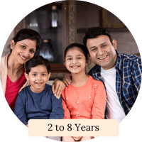 2 to 8 Years