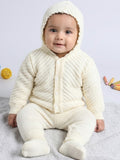 Creamy Cuddles Baby Sweater Set