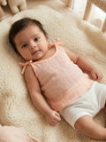 Little Angels Baby Jhabla & Tie-Knot Vest Combo Set – Pack of 2
