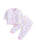 Little Angels Pink Cotton Nightwear Set – Soft & Comfortable Sleepwear | Little Angels Baby Cotton Pink Night Suit Set
