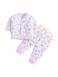 Little Angels Pink Cotton Nightwear Set – Soft & Comfortable Sleepwear | Little Angels Baby Cotton Pink Night Suit Set