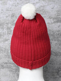 Little Angels Ribbed Pom Pom Cold Weather Cap Beanie Ribbed Pom Pom Cold Weather Cap