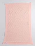 Little Angels Little Angels Baby Blanket Woollen Perfect Nursery Essential with Lace Design Peach Blanket Blanket & Swaddle Blankets, Bows, and Baby Glow 0-1Y / Peach / Baby Wool