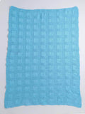 Little Angels Little Angels Baby Blanket Woollen Perfect Nursery Essential with Checkered Design Blue Blanket Blanket & Swaddle Cozy Squares, Twice the Flair Blanket 0-2Y / Blue / Baby Wool