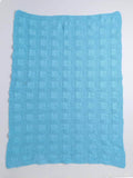 Little Angels Little Angels Baby Blanket Woollen Perfect Nursery Essential with Checkered Design Blue Blanket Blanket & Swaddle Cozy Squares, Twice the Flair Blanket 0-2Y / Blue / Baby Wool