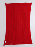 Little Angels Little Angels Baby Blanket Woollen Perfect Nursery Essential with Lace Design Red Blanket Blanket & Swaddle Fierce Warmth, Softly Delivered Blanket 0-2Y / Red / Baby Wool