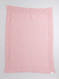 Little Angels Little Angels Baby Blanket Woollen Perfect Nursery Essential with Cable Knit Design Pink Blanket Blanket & Swaddle Pretty in Pink, Twice Cozy Blanket 0-2Y / Pink / Baby Wool