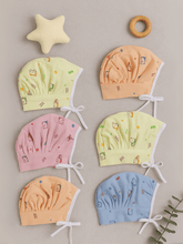 Little Angels Little Angels Cotton Printed Tie-Knot Pack of 6 Cap For Baby Boys and Baby Girls Cap & Nappy Mix & Match Cotton Baby Caps 0-3M / Assorted / Cotton