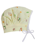 Little Angels Little Angels Cotton Printed Tie-Knot Pack of 6 Cap For Baby Boys and Baby Girls Cap & Nappy Mix & Match Cotton Baby Caps 0-3M / Assorted / Cotton