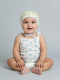 Little Angels Little Angels Cotton Printed Tie-Knot Pack of 6 Cap For Baby Boys and Baby Girls Cap & Nappy Mix & Match Cotton Baby Caps 0-3M / Assorted / Cotton