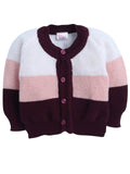 Little Angels Classic Striped Baby Knitwear Cardigan Classic Striped Baby Knitwear