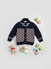 Little Angels Criss-Cross Cuddle-Up Little Hero Cardigan Cardigan Criss-Cross Cuddle-Up Little Hero Cardigan 3-6 M / Navy