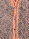 Little Angels Little Angels Baby Wool V-Neck Full Sleeves Textured Triangle Cardigan Sweater For Baby Boys and Girls Cardigan Dapper & Toasty Knit Cardigan