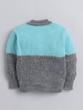 Little Angels Little Angels Baby Wool V-Neck Full Sleeves Color-Block with Diamond Design Cardigan Sweater For Baby Boys Cardigan Snug & Buttoned Up Cardigan