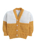 Little Angels Little Angels Baby Wool V-Neck Full Sleeves Color-Block with Diamond Design Cardigan Sweater For Baby Boys  Cardigan Snug & Buttoned Up Cardigan