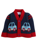 Little Angels Tiny Wheels Knit Adventure Cardigan Tiny Wheels Knit Adventure