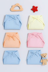 Little Angels Color Splash Interloack Nappies Color Splash Interloack Nappies Multicolor