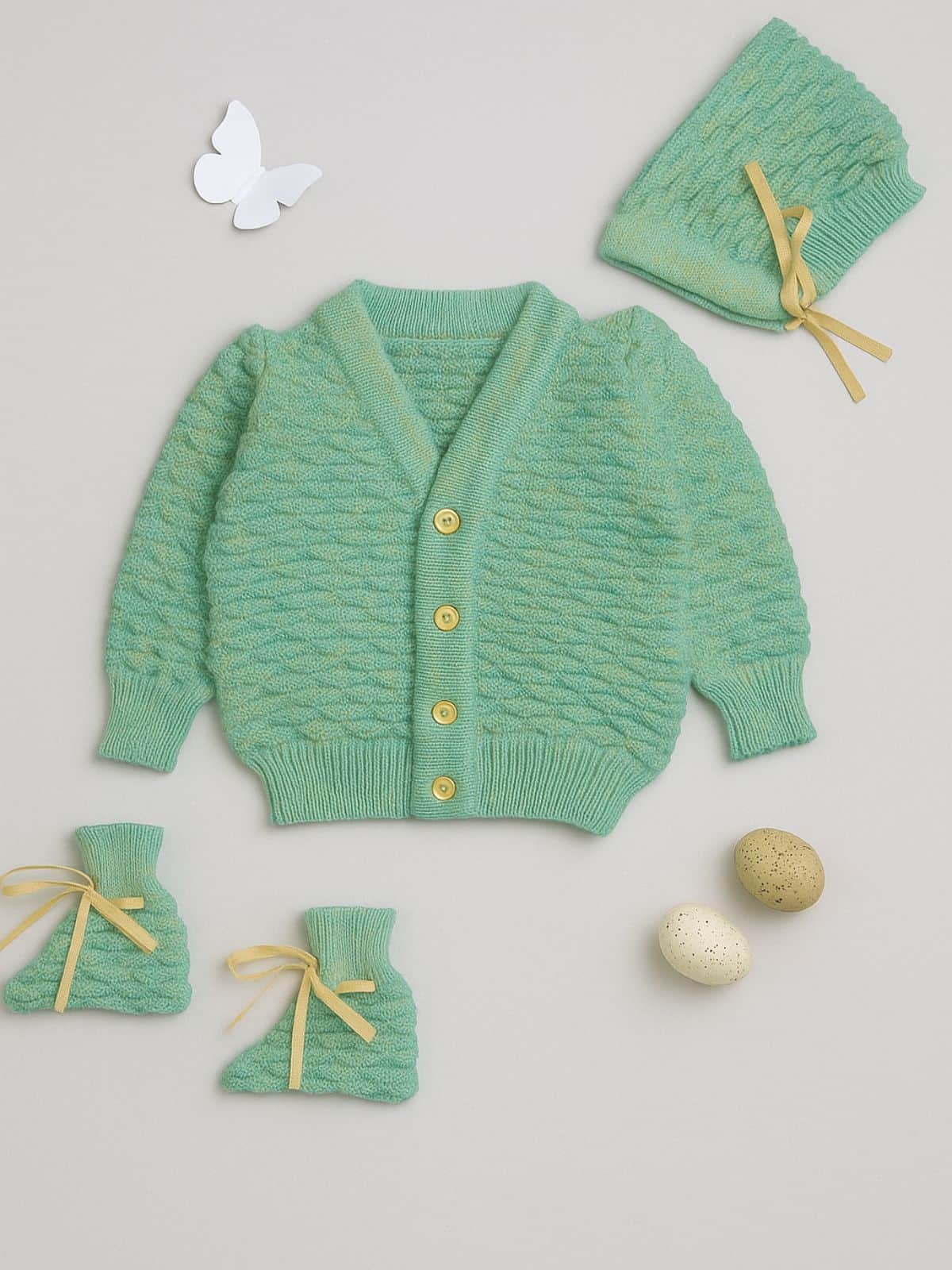 Little Angels Crayon Dreams Knit Set Crayon Dreams Knit Set 0-3 M / Limemint