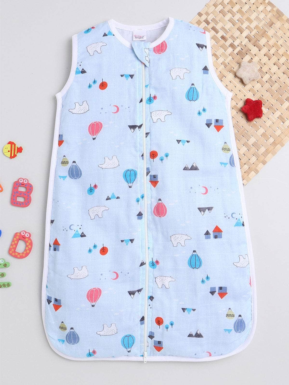 Little Angels Dreamy Cuddles Muslin Sleeping Bag Dreamy Cuddles Muslin Sleeping Bag