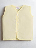 Little Angels Little Angels Pack of 4 Jhabla/Vest Cotton V-Neck Sleeveless Solid Jhablas For Baby Boys and Baby Girls Jhabla/Vest Celestial Comfort Sleeveless Vests