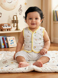 Little Angels Shop Cotton Jhabla Pack of 4 | My Little Angels Jhabla/Vest Cotton Baby Jhabla Set – Pack of 4