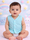 Little Angels Buy V Neck Baby Jhabla Online | My Little Angels Jhabla/Vest V-Neck Cotton Baby Vest – Pack of 4