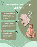 Little Angels Little Angels Cotton V-Neck Half Sleeves Printed Green Jhabla Jhabla/Vest V-Neck Full Sleeves Printed Peach Nightsuit