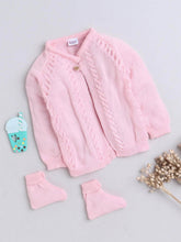 Little Angels Little Loops Knit Magic Cardigan Little Loops Knit Magic Cardigan 0-3 M / Pink
