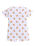 Little Angels Little Angels 1 Pc Onesies/Romper Cotton Round Neck Half Sleeves Tiger Print Bodysuit For Baby Boys Onesies All-Day Play Cotton Romper