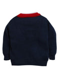 Little Angels Little Angels Baby Wool Round Neck Full Sleeves Jacquard Heart Pullover Sweater For Baby Boys Pullover Cozy Mom's Little Angel Knitted Pullover