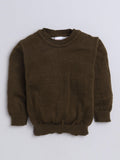 Little Angels Little Angels Baby Wool Round Neck Full Sleeves Striped Pullover Sweater for Baby Boys Pullover Pup-tastic Cozy Sweater