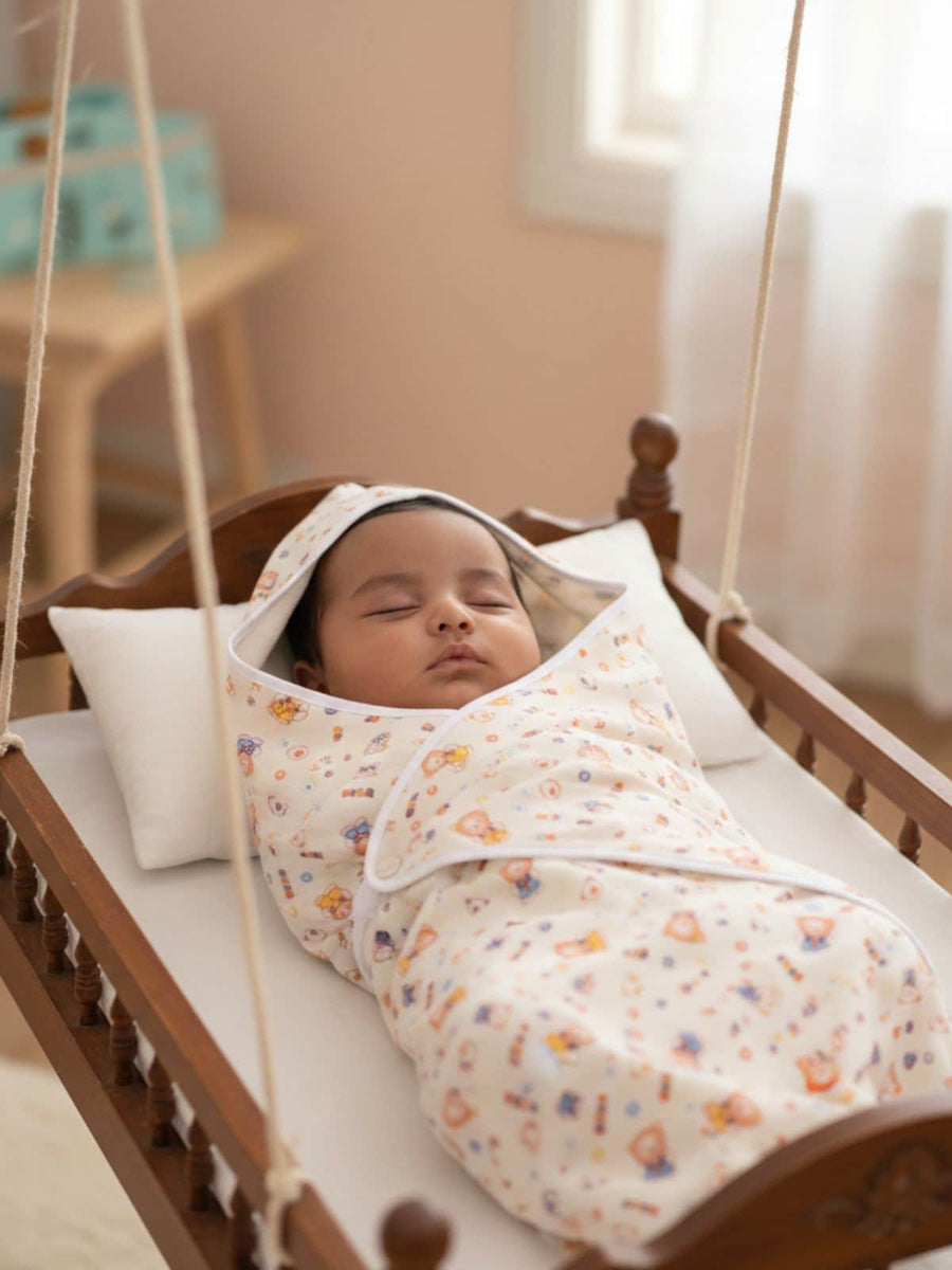 Little Angels Comfy Cocoon Baby Swaddle Wrap Sleeping Bag Comfy Cocoon Baby Swaddle Wrap