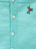 Little Angels Little Angels Baby Wool Square Neck Embroidered Sleeveless Cardigan For Baby Boys Sleeveless/vests Little Buds Winter Knit Charm Vest