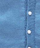 Little Angels Little Angels Baby Wool Square Neck Embroidered Sleeveless Cardigan For Baby Boys Sleeveless/vests Little Buds Winter Knit Charm Vest