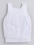 Little Angels Little Angels Baby Wool Square Neck Heart Sleeveless Pullover For Baby Boys and Girls Sleeveless/vests Tiny Lovebug Knit Vest