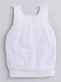 Little Angels Little Angels Baby Wool Square Neck Heart Sleeveless Pullover For Baby Boys and Girls Sleeveless/vests Tiny Lovebug Knit Vest