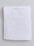 Little Angels Little Angels Baby Wool Square Neck Lace Rib Sleeveless Cardigan For Baby Boys Sleeveless/vests Warm Whispers Buttoned Baby Vest 0-3M / White / Baby Wool