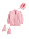 Little Angels Ocean Whisper Baby outifit Sweater Sets Ocean Whisper Baby outifit Pink / 0-3 M