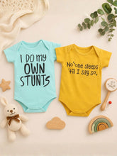 Little Angels Pack of 2 Baby Onesies – Funny Printed Cotton Bodysuits for Babies Sweater Sets Pack of 2 Printed Baby Onesies