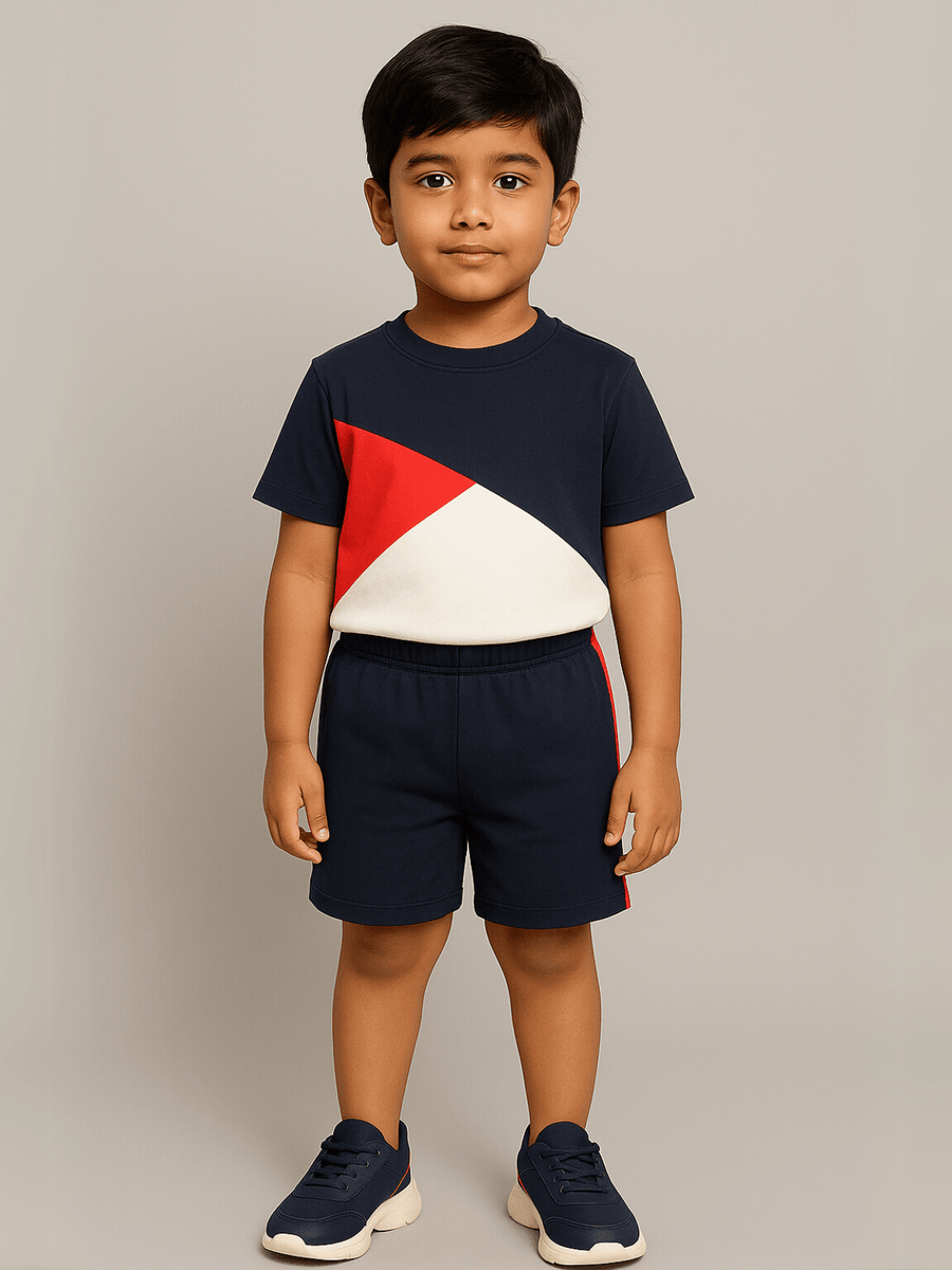 Little Angels Chill & Thrill Summer Co-ord Set T-shirts & Shorts Chill & Thrill Summer Co-ord Set