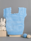 Little Angels Warm Whirl Baby Knit Vest Warm Whirl Baby Knit Vest 0-3 M / Blue / Baby Wool