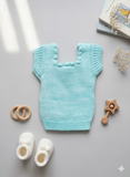 Little Angels Warm Whirl Baby Knit Vest Warm Whirl Baby Knit Vest 3-6 M / Green / Baby Wool