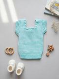 Little Angels Warm Whirl Baby Knit Vest Warm Whirl Baby Knit Vest 3-6 M / Green / Baby Wool