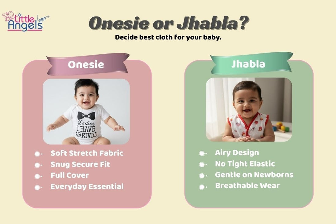 Onesies vs Jhabla: What Is Best for Newborn Babies?