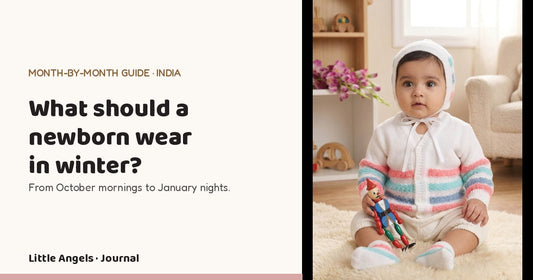 What should a newborn wear in winter — month-by-month guide for India