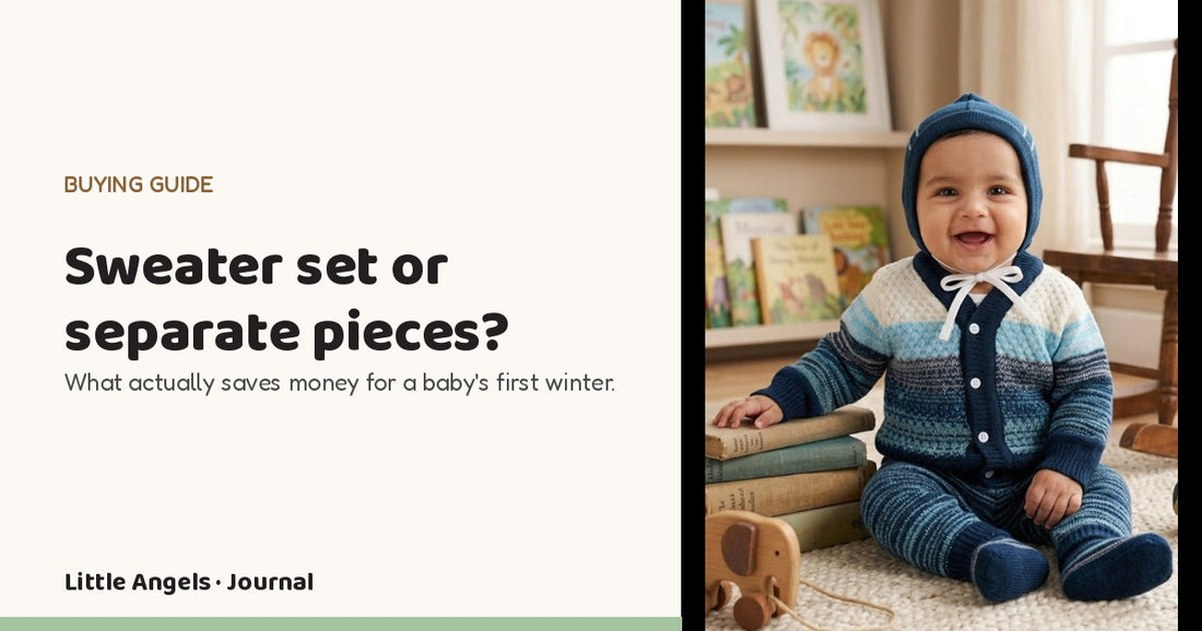 Baby sweater set vs buying pieces separately — Little Angels journal