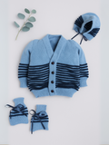 Stripe Hop Cozy Baby Outfit