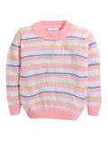 Round Neck Full Sleeves Stripe Pullover