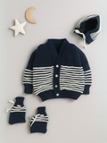 Stripe Hop Cozy Baby Outfit