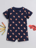 Round Neck Cotton Tiger Print Bodysuit